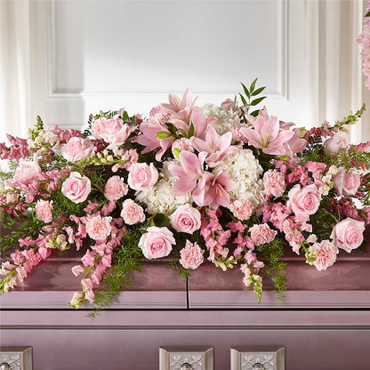 Life & Remembrance Casket Spray –  Murphy Florist, Cincinnati OH