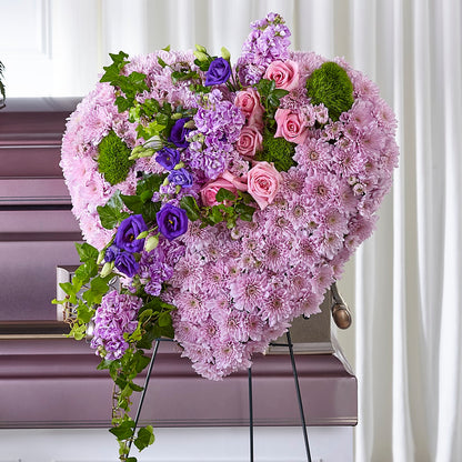 Treasured Love Standing Heart –  Murphy Florist, Cincinnati OH