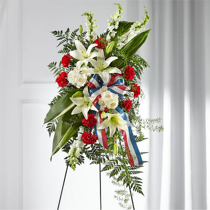 Stars of Life Standing Spray –  Murphy Florist, Cincinnati OH