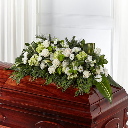 Hopeful Gesture Casket Spray –  Murphy Florist, Cincinnati OH