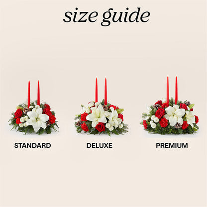 Seasonal Festivities Centerpiece –  Murphy Florist, Cincinnati OH