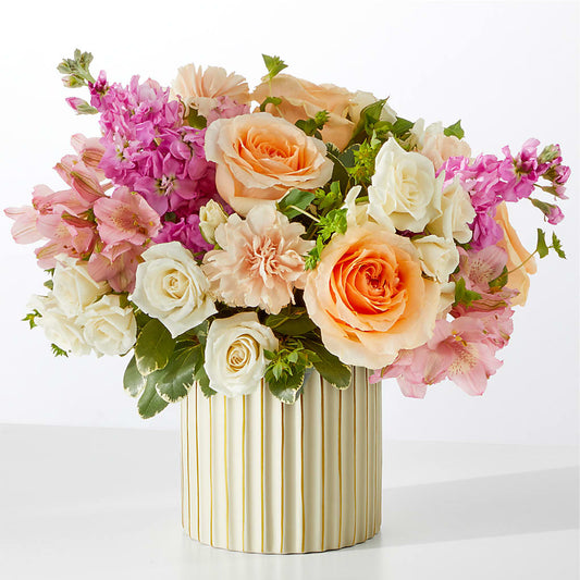 Paradise Bouquet with Ivory Vase –  Murphy Florist, Cincinnati OH
