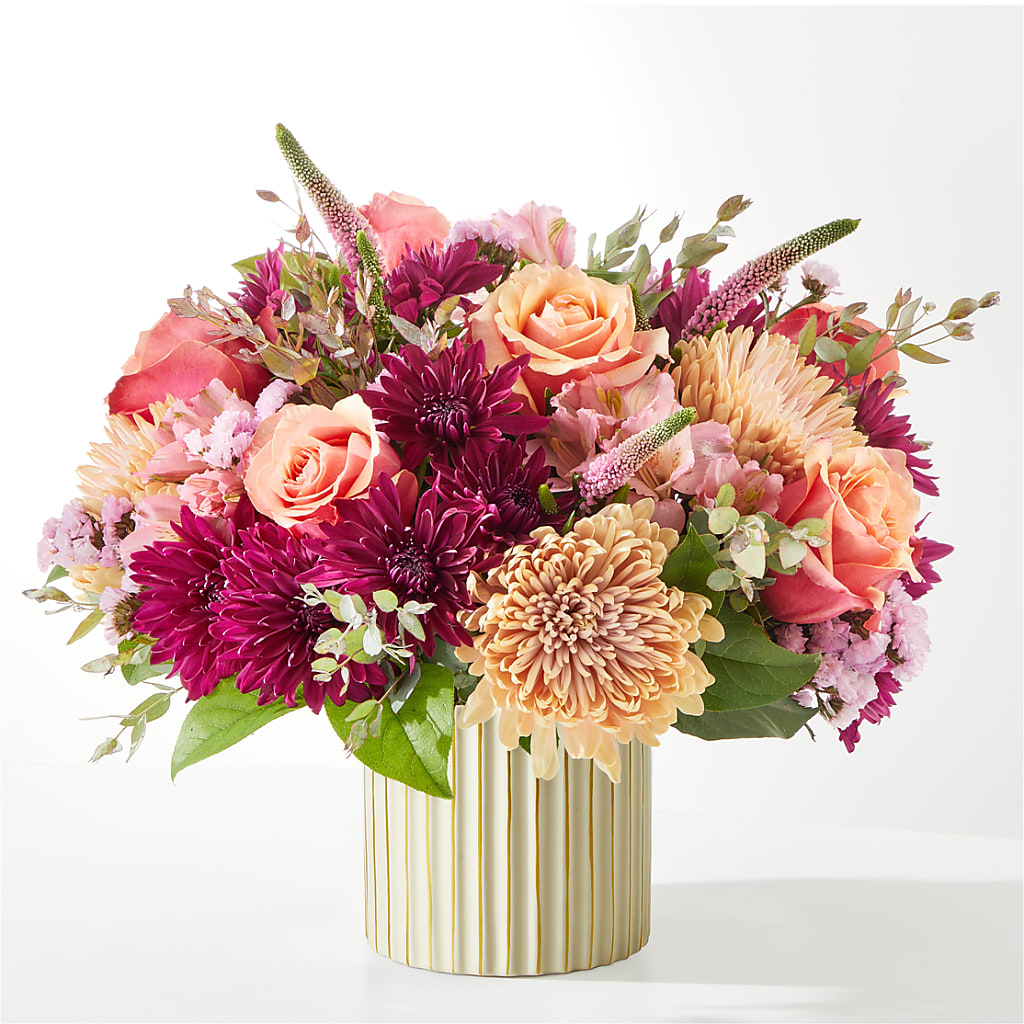 Berry Cobbler Bouquet with Ivory Vase –  Murphy Florist, Cincinnati OH