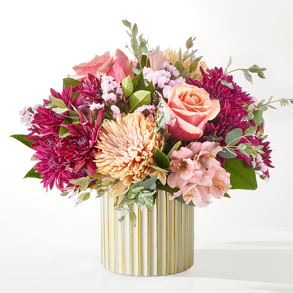 Berry Cobbler Bouquet with Ivory Vase –  Murphy Florist, Cincinnati OH