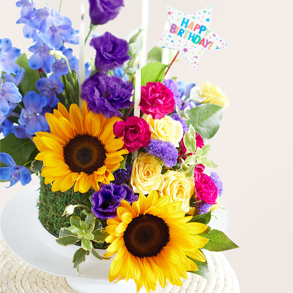 Star of the Day Floral Cake –  Murphy Florist, Cincinnati OH