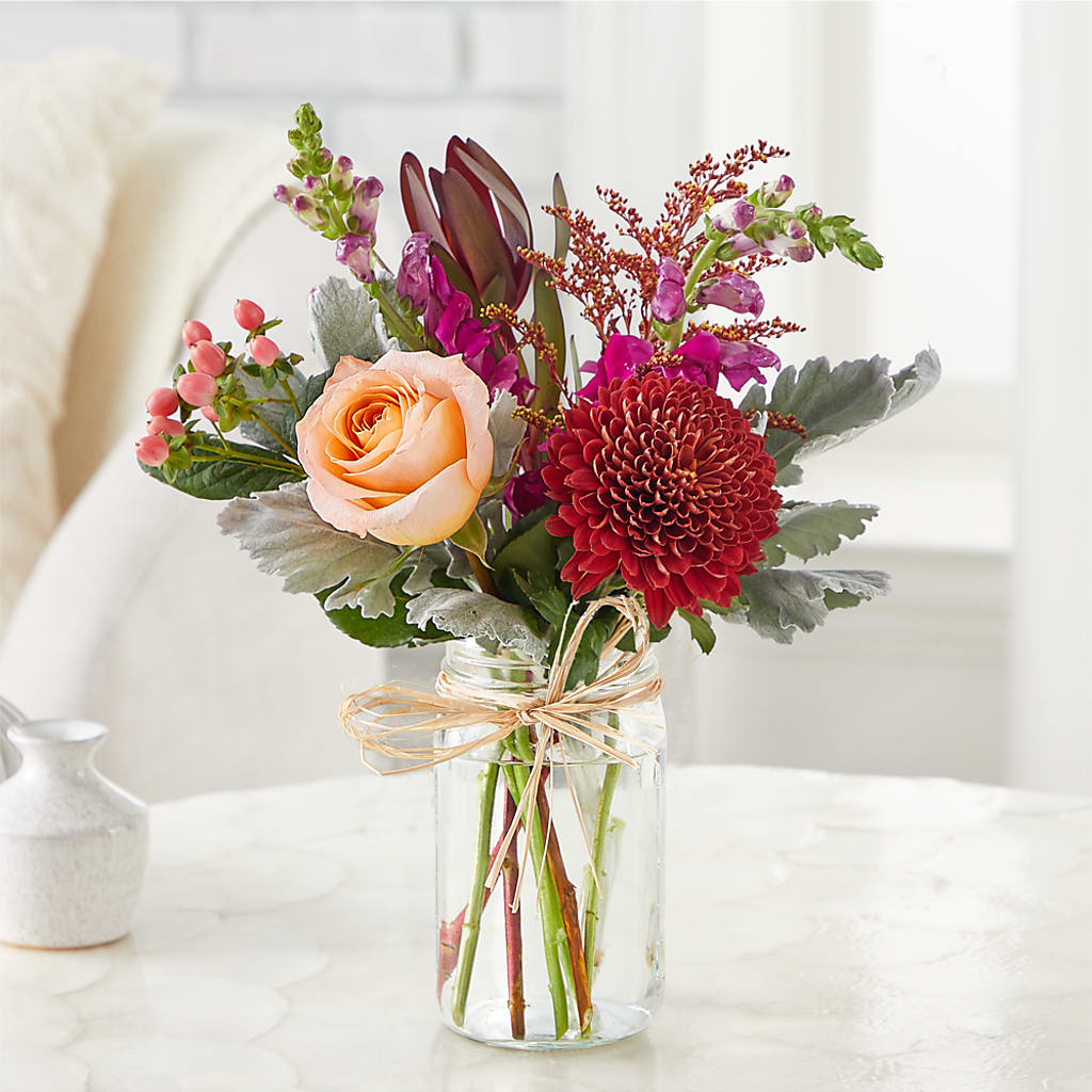 Moody Hues Bouquet –  Murphy Florist, Cincinnati OH