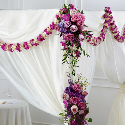 Color & Light Chuppah Decor –  Murphy Florist, Cincinnati OH