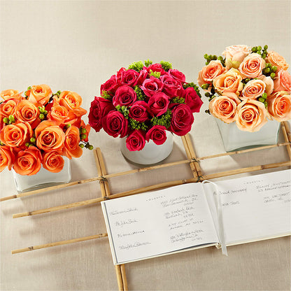 Dawn Rose Centerpiece –  Murphy Florist, Cincinnati OH